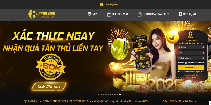 Điền thông tin đã dùng khi đăng ký